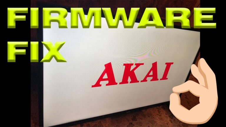 Akai TV: Aggiornamento Software